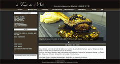 Desktop Screenshot of le-temps-des-mets.com
